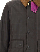 BARBOUR X PAUL SMITH Giacca "Transport Windowpane" BROWN Uomo 