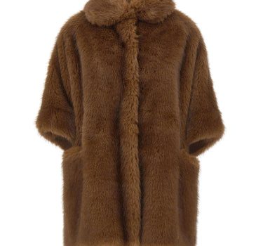 BB COUTURE Pelliccia "Farrah" BROWN Donna 