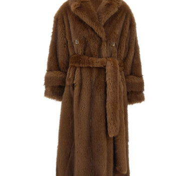 BB COUTURE Pelliccia "Farrah" BROWN Donna 