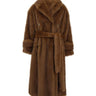 BB COUTURE Pelliccia "Farrah" BROWN Donna 