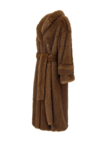 BB COUTURE Pelliccia "Farrah" BROWN Donna 