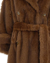 BB COUTURE Pelliccia "Farrah" BROWN Donna 