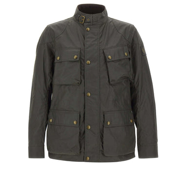 BELSTAFF "Fieldmaster Icon Jacket" GREEN Uomo 