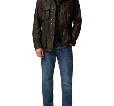BELSTAFF "Fieldmaster Icon Jacket" GREEN Uomo 