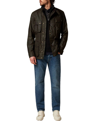 BELSTAFF "Fieldmaster Icon Jacket" GREEN Uomo 