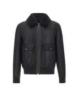 BELSTAFF "Northwind Shearling Jacket" BLACK Uomo 
