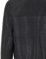BELSTAFF "Northwind Shearling Jacket" BLACK Uomo 