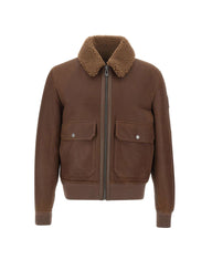 BELSTAFF "Northwind Shearling Jacket" BROWN Uomo 