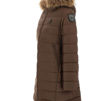 BLAUER Piumino "Kristin" BROWN Donna 