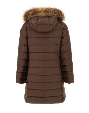 BLAUER Piumino "Kristin" BROWN Donna 