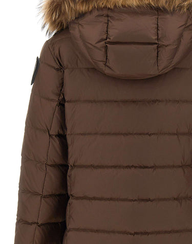 BLAUER Piumino "Kristin" BROWN Donna 