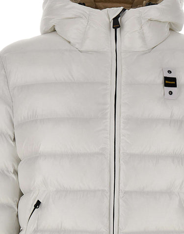 BLAUER Piumino "Adams" WHITE Uomo 