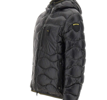 BLAUER Piumino "Wave" BLACK Uomo 