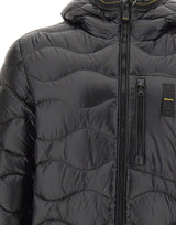 BLAUER Piumino "Wave" BLACK Uomo 