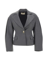 BLUMARINE Blazer con maniche balloon GREY Donna 
