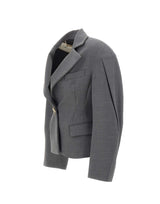 BLUMARINE Blazer con maniche balloon GREY Donna 