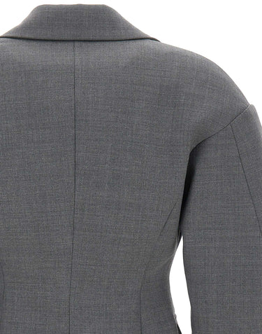 BLUMARINE Blazer con maniche balloon GREY Donna 