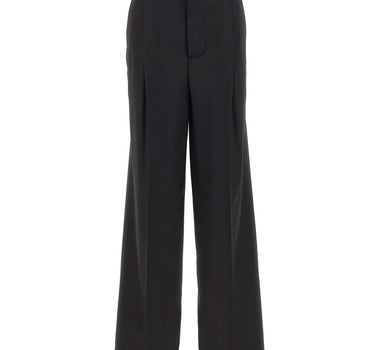 BLUMARINE Pantaloni a palazzo con pinces BLACK Donna 