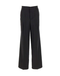 BLUMARINE Pantaloni a palazzo con pinces BLACK Donna 