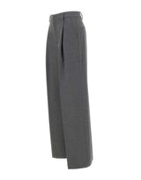 BLUMARINE Pantaloni a palazzo con pinces GREY Donna 