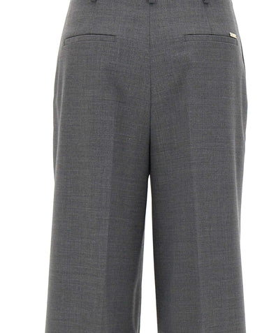 BLUMARINE Pantaloni a palazzo con pinces GREY Donna 