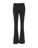 BLUMARINE Pantaloni a zampa in fresco di lana BLACK Donna 