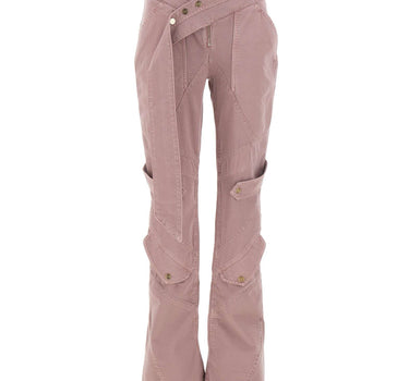 BLUMARINE Jeans cargo con cintura Pink Donna 