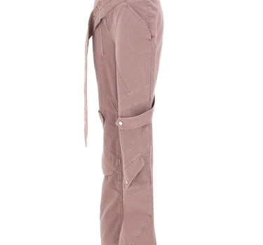 BLUMARINE Jeans cargo con cintura Pink Donna 