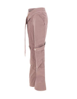 BLUMARINE Jeans cargo con cintura Pink Donna 