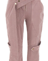 BLUMARINE Jeans cargo con cintura Pink Donna 