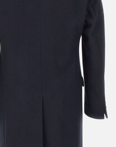 BOGLIOLI Cappotto doppiopetto in misto lana BLUE Uomo 