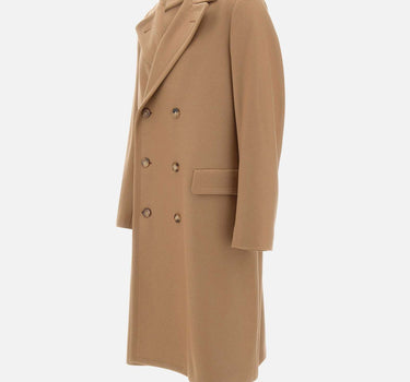 BOGLIOLI Cappotto in misto lana doppiopetto BROWN Uomo 