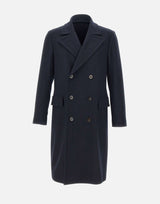BOGLIOLI Cappotto in misto lana doppiopetto BLUE Uomo 