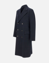 BOGLIOLI Cappotto in misto lana doppiopetto BLUE Uomo 