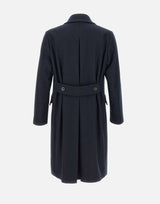 BOGLIOLI Cappotto in misto lana doppiopetto BLUE Uomo 