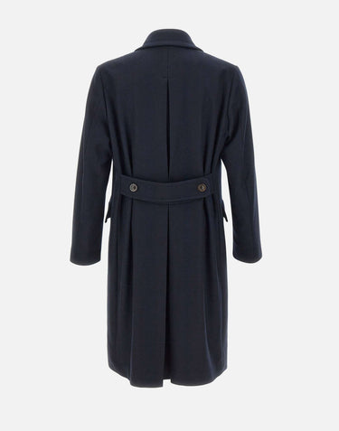 BOGLIOLI Cappotto in misto lana doppiopetto BLUE Uomo 