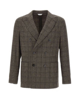 BOGLIOLI Blazer doppiopetto in misto lana GREY Uomo 