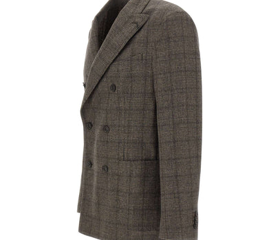 BOGLIOLI Blazer doppiopetto in misto lana GREY Uomo 