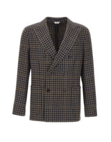 BOGLIOLI Blazer doppiopetto in lana e cashmere MULTICOLOR Uomo 