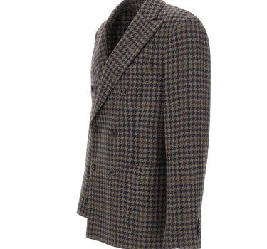 BOGLIOLI Blazer doppiopetto in lana e cashmere MULTICOLOR Uomo 