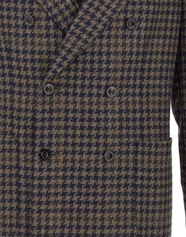 BOGLIOLI Blazer doppiopetto in lana e cashmere MULTICOLOR Uomo 