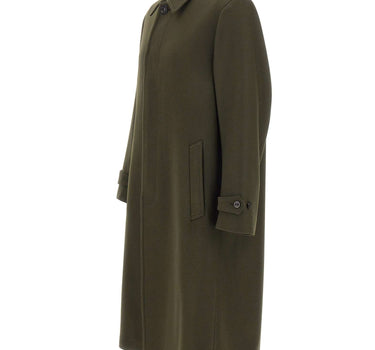 BOGLIOLI Cappotto Loden in misto lana GREEN Uomo 