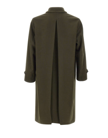BOGLIOLI Cappotto Loden in misto lana GREEN Uomo 