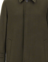 BOGLIOLI Cappotto Loden in misto lana GREEN Uomo 
