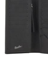BORSALINO Portafogli in pelle BLACK Donna 