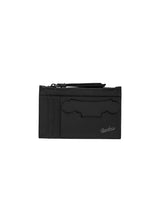 BORSALINO Portacarte in pelle con zip BLACK Uomo 