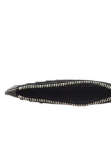 BORSALINO Portacarte in pelle con zip BLACK Donna 