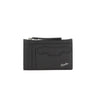 BORSALINO Portacarte in pelle con zip BLACK Donna 