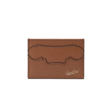 BORSALINO Portacarte in pelle BROWN Donna 