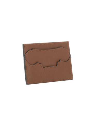 BORSALINO Portacarte in pelle BROWN Donna 